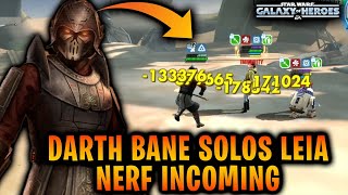 This is INSANE! Darth Bane SOLOS Leia! - Nerf Incoming Confirmed :(