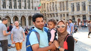 A sunny day in Brussels, Belgium - Malayalam Vlog #32