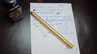 Ensso Bolt Brass Fountain Pen Review