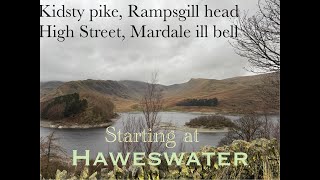 kidsty pike from haweswater head