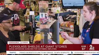 Giant to add plexiglass shields amid coronavirus