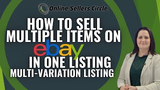 How to Sell Multiple Items in One Listing on eBay | Create Multiple Variation Listings Tutorial