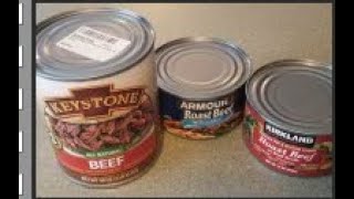 Best canned beef to have on-hand during a quarantine or when store shelves are bare.