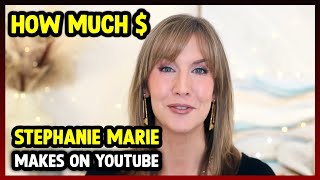 This Is How much money Stephanie Marie makes on YouTube 2024.