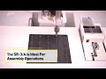 FANUC SR-3iA SCARA Robot performs a screw-driving operation