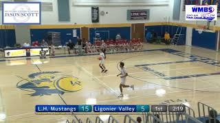 WPIAL Boys High School Basketball Laurel Highlands v. Ligonier Valley (at Derry) 12/7/24