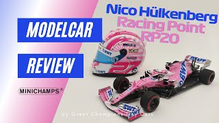 REVIEW Minichamps 1:18 Diecast Racing Point RP20 modelcar, Nico Hülkenberg 70th Anniversary GP 2020