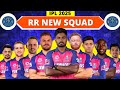 IPL 2025 - Rajasthan Royals Team Full Squad | RR New Squad 2025 | RR Team 2025 Players List