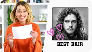Emilia Clarke Gives the Game of Thrones Cast Superlatives // Omaze