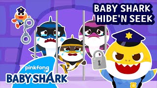 🚨Wail, Wail! Catch the Thief Shark Family! | Baby Shark Hide and Seek Story | Baby Shark Official