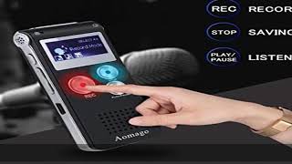 32GB Digital Voice Recorder Voice Activated Recorder for Lectures, Meetings, Interviews Aomago Audi