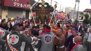 平成27年 平塚市 中原 日枝神社★例大祭★本社神輿渡御 。