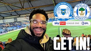 THE FERGIE BOYS ARE BACK | PETERBOROUGH UNITED VS WIGAN ATHLETIC | EFL LEAGUE ONE