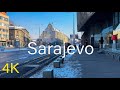 Sarajevo Bosnia and Herzegovina 🇧🇦 2024 January Walking Tour - with Captions