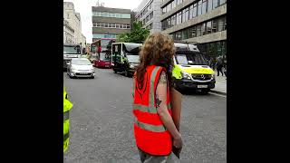 Woman in Labour Let Through Just Stop Oil Slow March in London | 19 May 2023