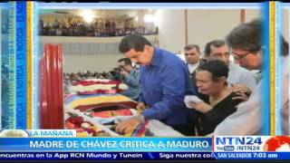 Madre de Hugo Chávez le reclama a Nicolás Maduro por la muerte de su hijo Anibal