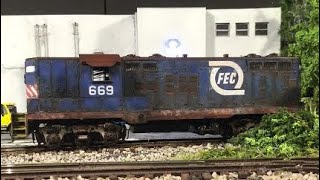 ATHEARN GENESIS FEC GP9 669: Weathering and Build Photos Part One