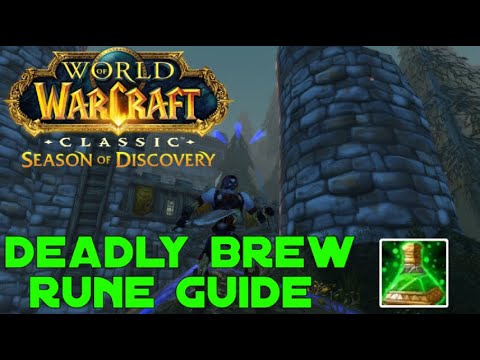 WoW Classic Season of Discovery Deadly Brew Rune Guide for Rogues Step by step