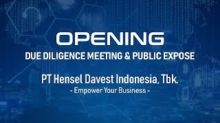 Opening PT Hensel Davest Indonesia, Tbk