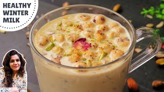 Every winter, I make this healthy \u0026 delicious Makhana Milk and everyone at my home loves it!