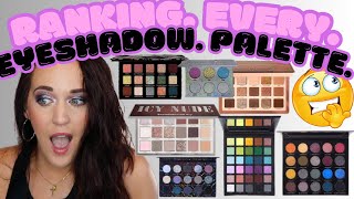 🎄 Ranking EVERY Eyeshadow Palette That I Tried This Year (2024)! 🛷 So Many Indie Palettes!