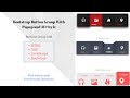 Bootstrap Button Group With Popup and 3D Style | Buttons Group CSS