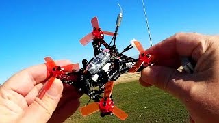 Kingkong 90GT Brushless Micro FPV Racing Drone Flight Test Review