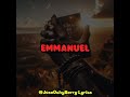 Emmanuel Lyrics Video.