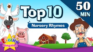 Old MacDonald Had a Farm+More Nursery Rhymes | Top 10 of Nursery rhymes | Collection of Kids Songs