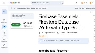 Firebase Essentials Firestore Database Write with TypeScript gem-firebase-firestore-write-typescript