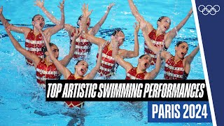 Grace in motion: 10 routines that made a splash in Paris ✨😮‍💨 | Top Moments