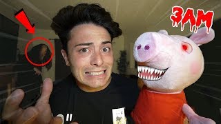 THIS HAUNTED PEPPA PIG DOLL COMES TO LIFE AT 3 AM!! (CAUGHT MOVING)