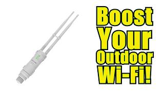 Wavlink AC600 Dual Band Outdoor Wi-Fi Range Extender Setup \u0026 Review | Boost Your Outdoor Wi-Fi #wifi