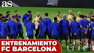 FC BARCELONA ENTRENAMIENTO previo al ATHLETIC CLUB - FC BARCELONA | SUPERCOPA de ESPAÑA