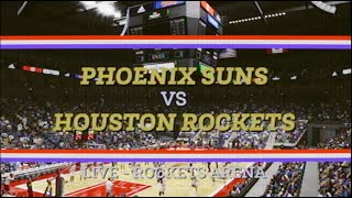 1980s NBA Season Phoenix Suns Vs Houston Rockets NBA 2k23 Simulation