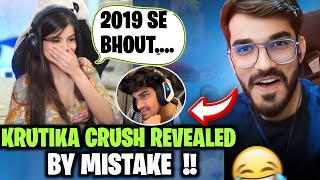 Krutika Crush Revealed by Mistake 🤦 Full Fun Video💖