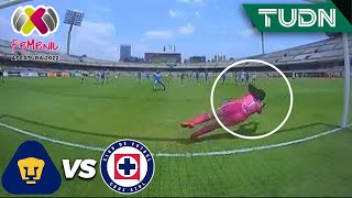 ¡SALVADORA! Miriam Aguirre detiene penal | Pumas 1-1 Cruz Azul | Liga Mx Femenil AP2022 -J11 | TUDN