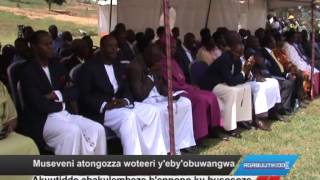 Museveni atongozza woteeri y’eby’obuwangwa