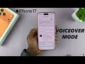 How To Enable / Disable Voice Over Mode On iPhone 17 / 17 Pro