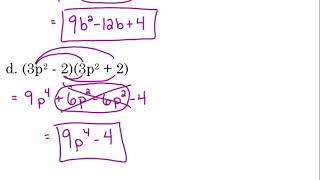 Multiplying Polynomials ~ Math 3