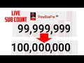 PEWDIEPIE LIVE SUB COUNT - CELEBRATING 100 MILLION SUBSCRIBERS