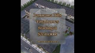 #shorts Welcome to the Panorama Hills Townhome Project!