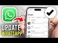 How To Update WhatsApp - Full Guide