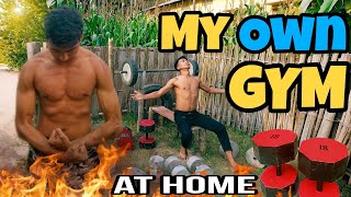 Why i build a gym at home🤔?/ Home made gym setup🔥/ #fitness#gym#motivation#calisthenics#bodybuilding