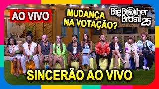 🟩 BBB 25: 2º Sincerão AO VIVO - Big Brother Brasil 2025 - 27/01/2025 #BBB25 AO VIVO