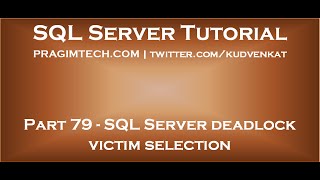 SQL Server deadlock victim selection