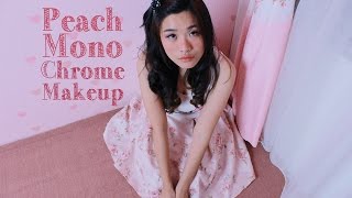 Peach Monochrome Makeup Tutorial