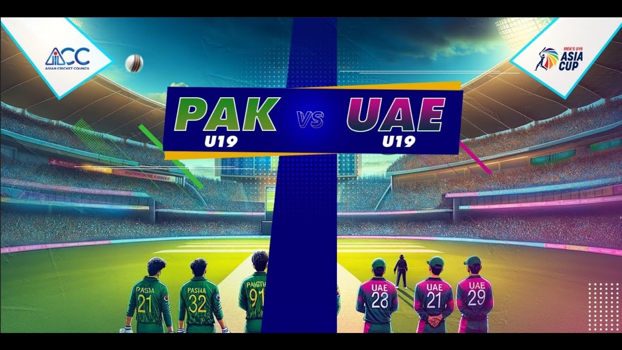 🏏 Pakistan Vs UAE U19 Asia Cup Semifinal Highlights | ODI Cricket 15 ...