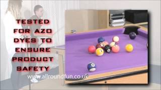 BCE 5ft Folding Lay Flat Pool Table CP5AG