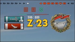 Z-23 ✖️  1 vs 7 ✖️  195K  DMG ✖️ Solo Warrior || World of Warships